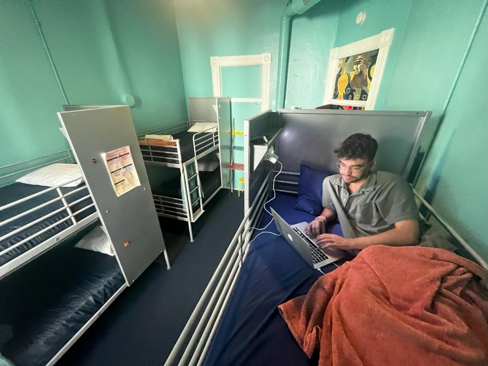 Bed in 6-bed All-Gender Dormitory Room interior